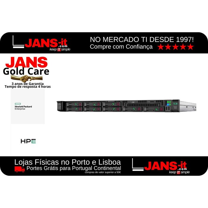 HP DL360 G10 2P Xeon Gold 6138 | 128GB | 2x SSD 500GB + 6x HDD 1.2TB63825525250945121