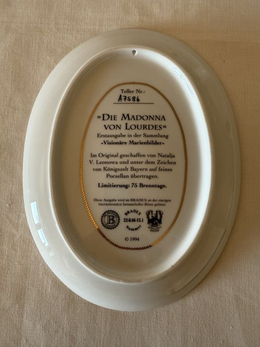 Вінтажні колекційні настінні панно репродукція картин на фарфорі .