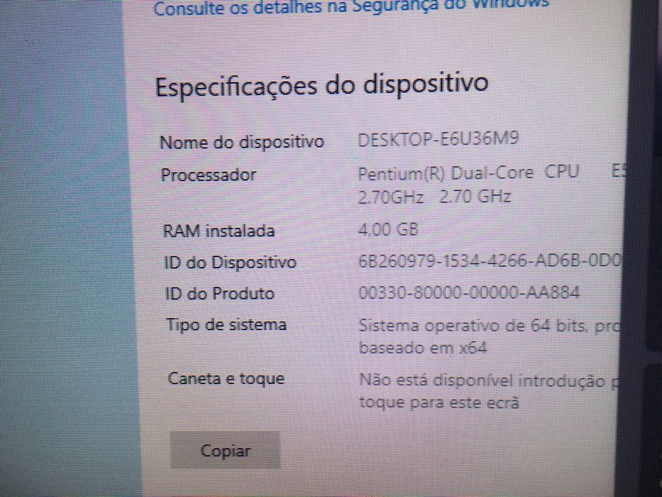 Torre pc 4gb ram 500gb disco