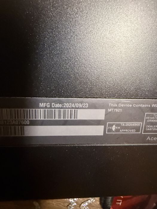 Ноутбук Acer v15 Ryzen7 16 rtx4050