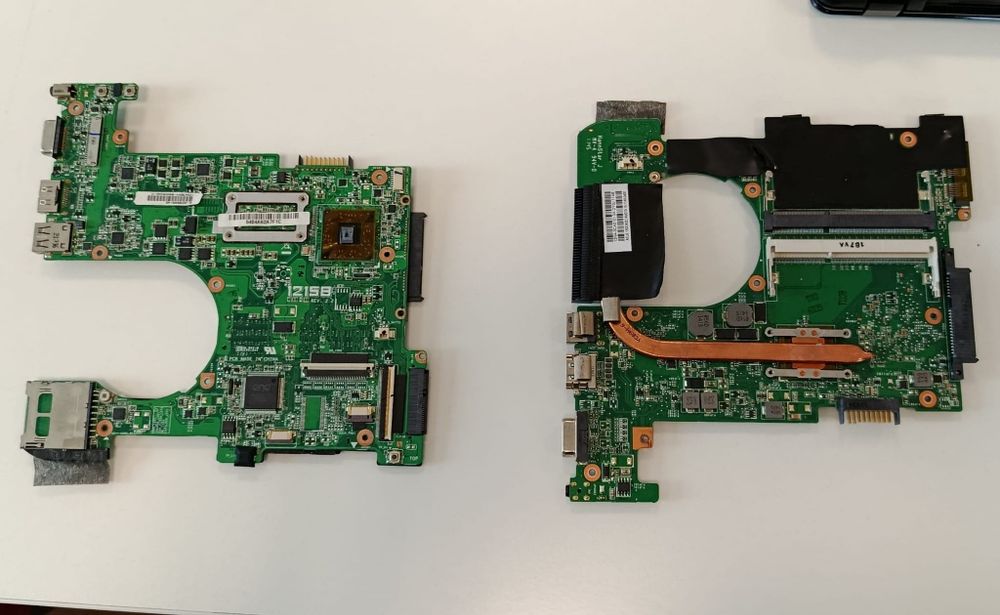 Portátil ASUS eee PC 1215N e 2 motherboards 1215B para peças