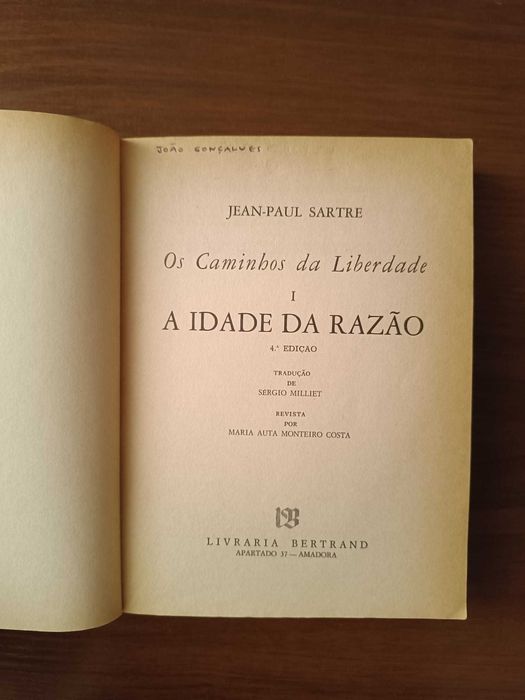 Jean Paul Sartre (A Idade da Razão)