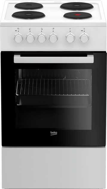 Плита електрична BEKO FSS56000GW. Нова. В целофані.