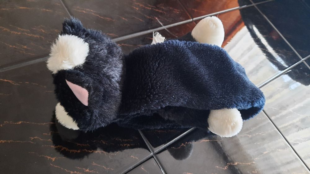 Maskotka/przytulanka kotek na rzep dla dziecka 80cm.