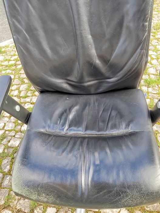 Cadeira escritório pele