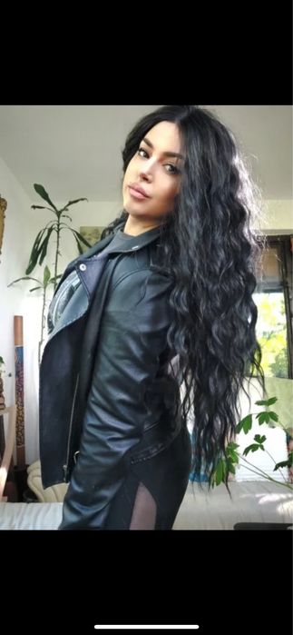 Перука LUX якість Хвилясте біоволосся напівсистема Блонди,Русяві,Чорні