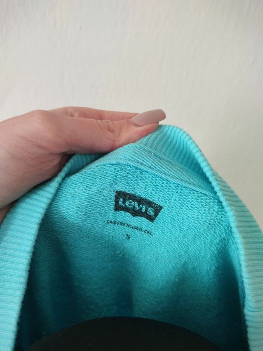 Niebieska bluza bez kaptura Levi's S