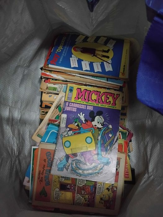 Livros do Patinhas e Mickey originais