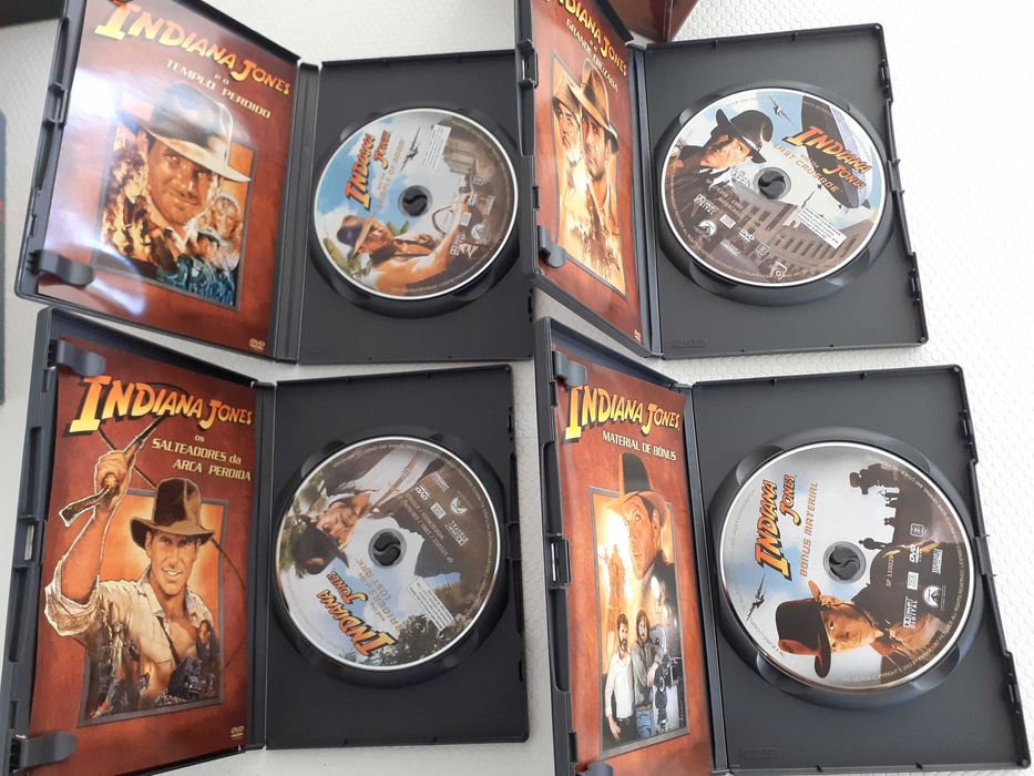 Colecção Indiana Jones em DVD