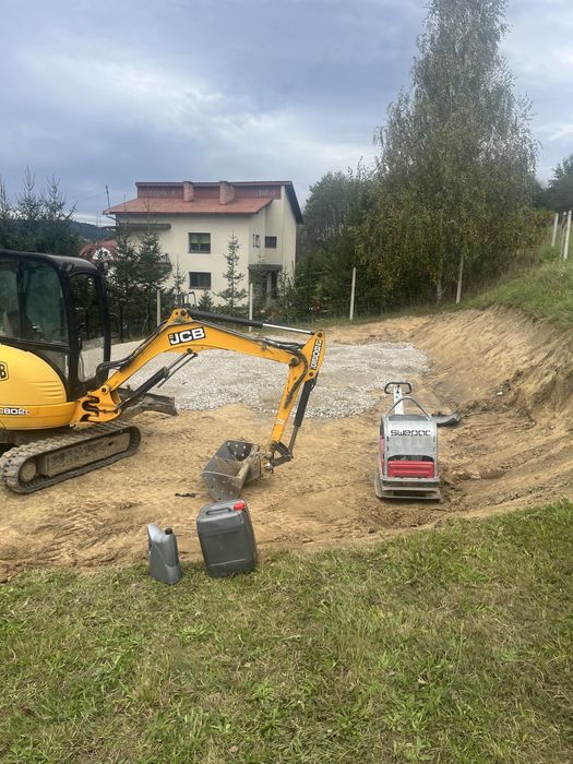 Usługi minikoparką, roboty ziemne, przyłącza