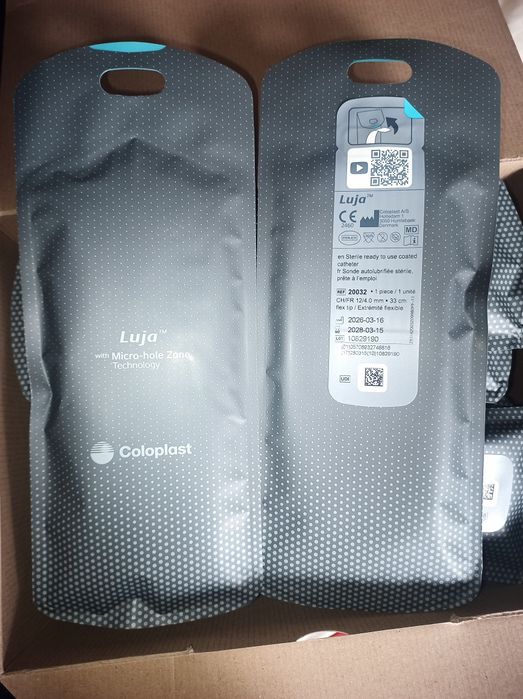 Уропрезервативи Coloplast 30мм, 35мм, Optima 28мм, 30мм Катетери Teleflex CH 12 Luja CH 14 Сечоприймачі Coloplast 500, 750, 1500ml