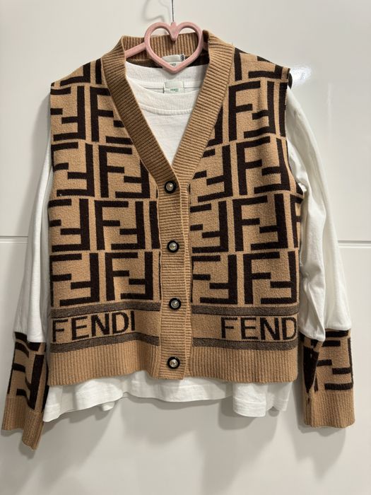 Детская кофта+жилет