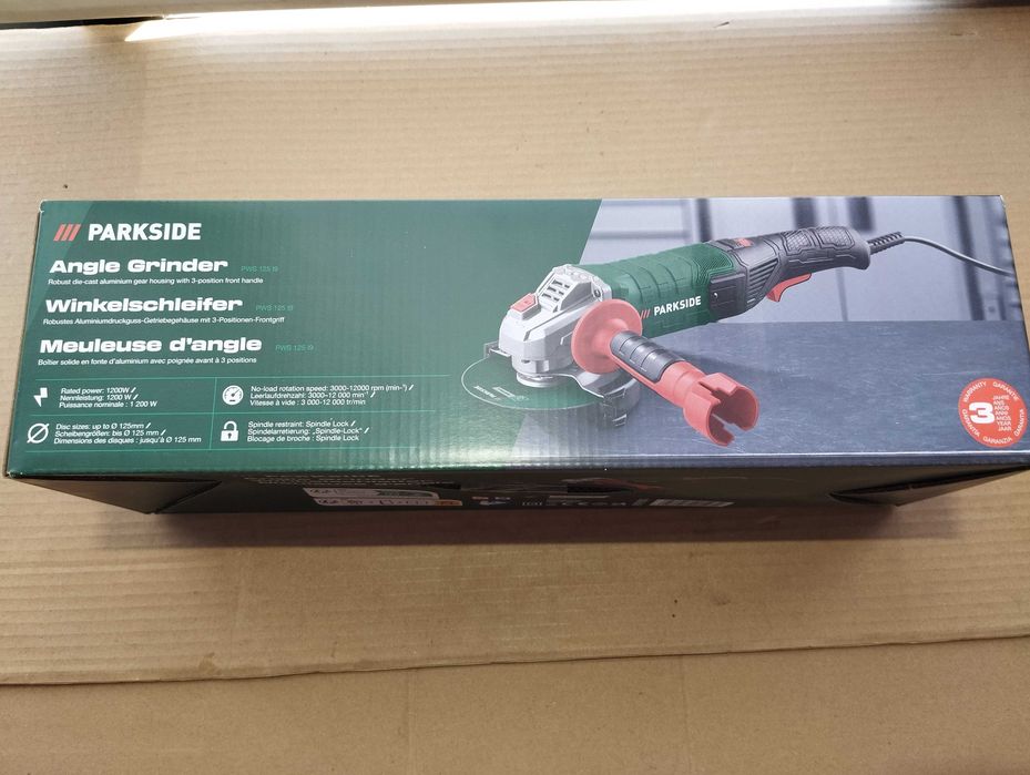 Rebarbadora Parkside PWS 125 I9  *** NOVA ***