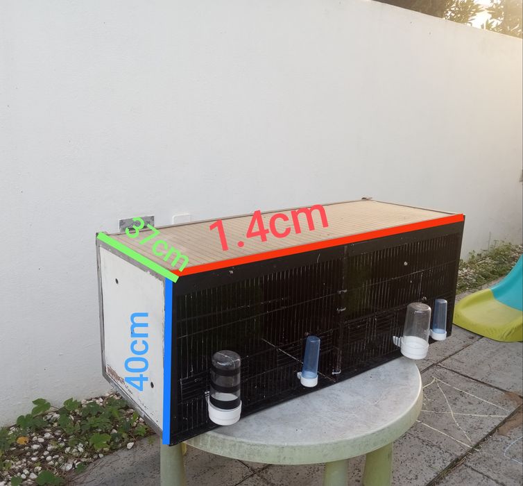 Gaiola artesanal para pássaros