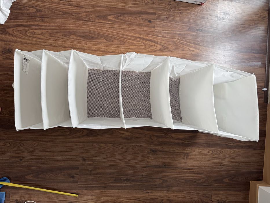 Arrumação com 6 compartimentos roupeiro Ikea