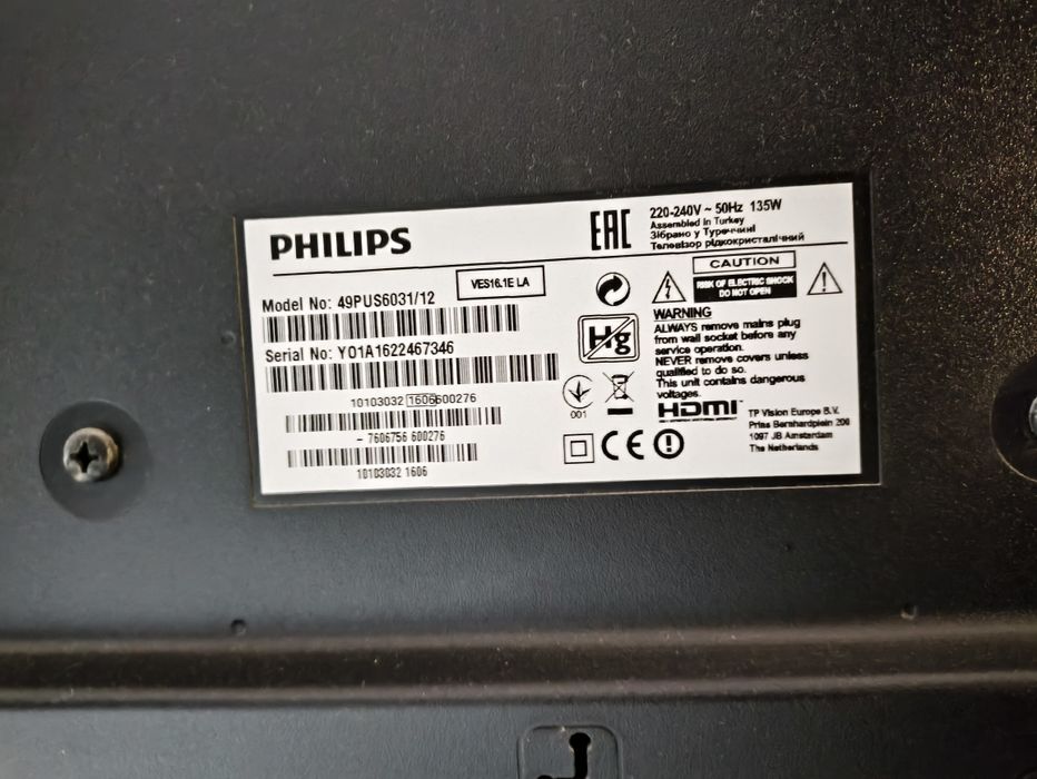 Smart TV  Led Philips UHD/4K ultra fina