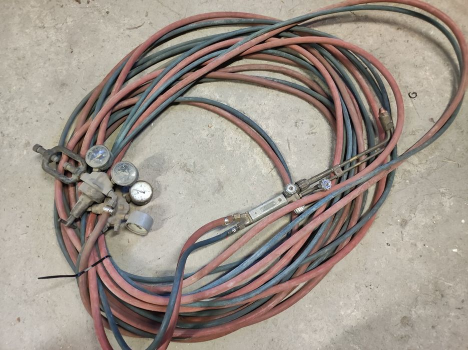 Węże spawalnicze acetylen tlen plus butle