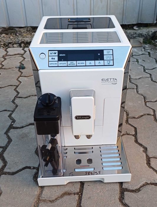 Кофемашина кофеварка Delonghi Eletta Cappuccino Top ECAM 45.760 белая