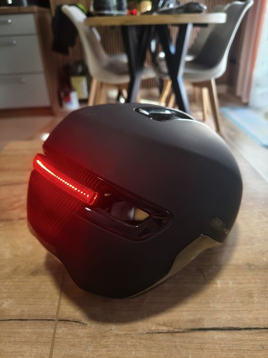 Nowy kask Abus Hud-y 51-55 cm oswietlenie