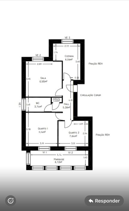 Apartamento T2 para férias – Vila Praia de Âncora