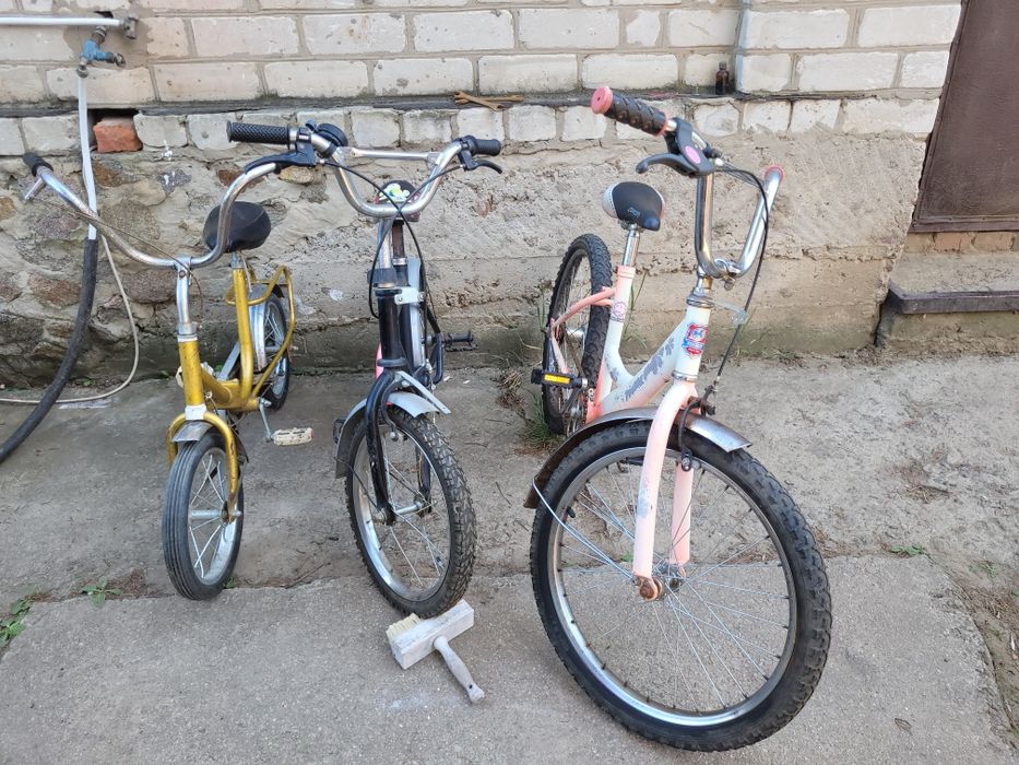 Продам детские велосипеды 12,16,20