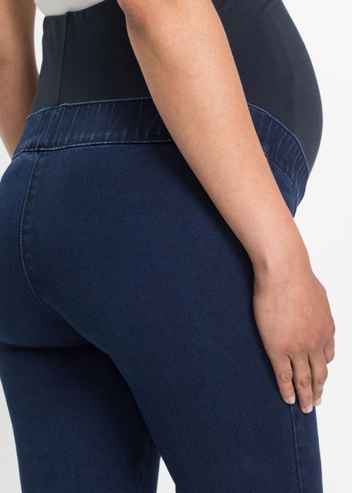 B.P.C jeansy ciążowe granatowe ^48