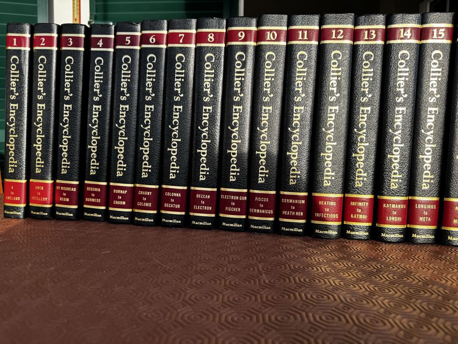 Enciclopédia “Collier’s Encyclopedia” - 29 vol