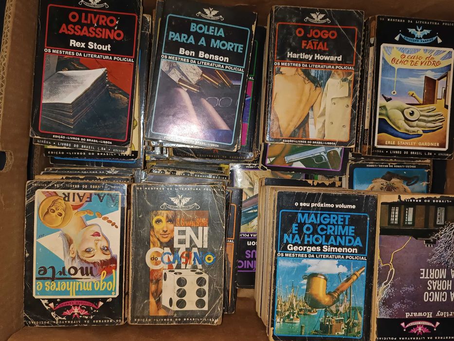Livros policiais antigos
