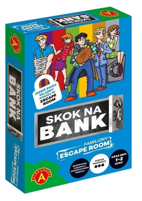 Escape Room 3 Skok na bank ALEX Alexander pudełko,280x194 mm