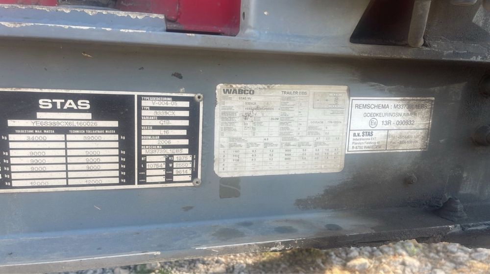 Напівпричіп самоскид STAS S339CX