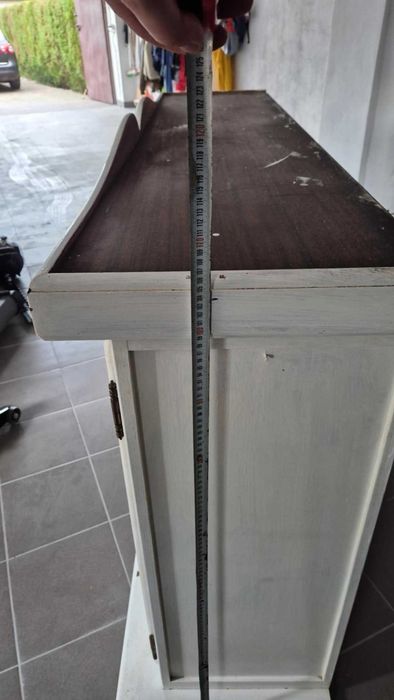 Witryna Szafa Biała Solidna 180 x 107