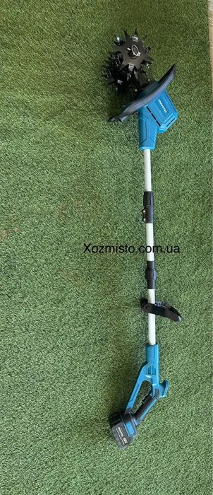 Акумуляторний ручний культиватор KRAFFTEC KR-1039 Germany для розпушування та прополювання городу, Бездротовий