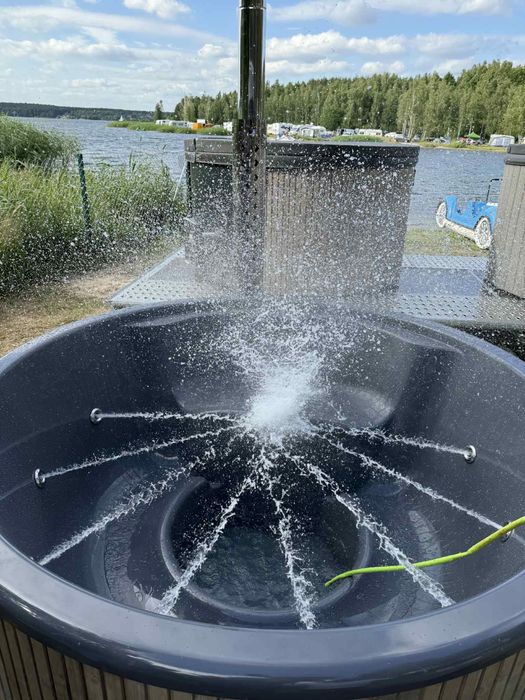 Balia ogrodowa balie jacuzzi wanna hydromasaż bania piec spa