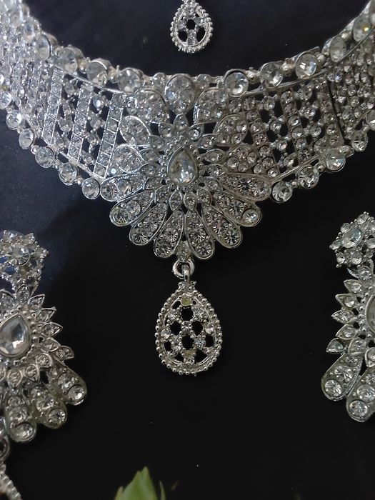 Conjunto Indiano Bollywood banhado a Prata . Trouxe da India
