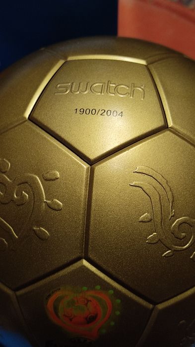 Swatch edição limitada Euro 2004 bola relógio