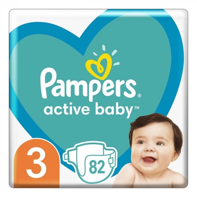 Памперсы Pampers active baby 3