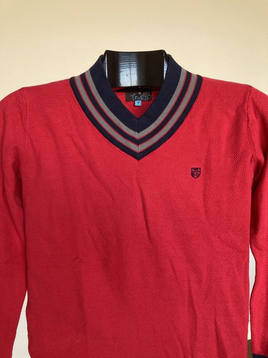 Camisola Trazluz de gola em V, para 16 anos