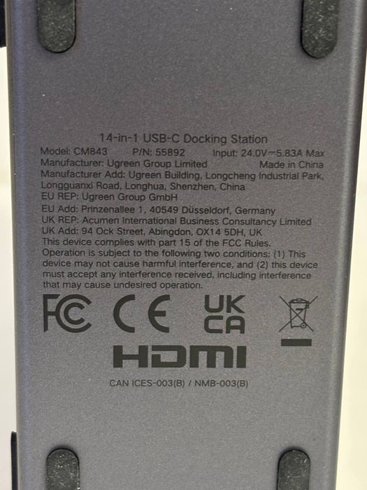 Нова потужна док-станція UGREEN Revodok Pro 14-в-1 USB-C Docking Station (Amazon)