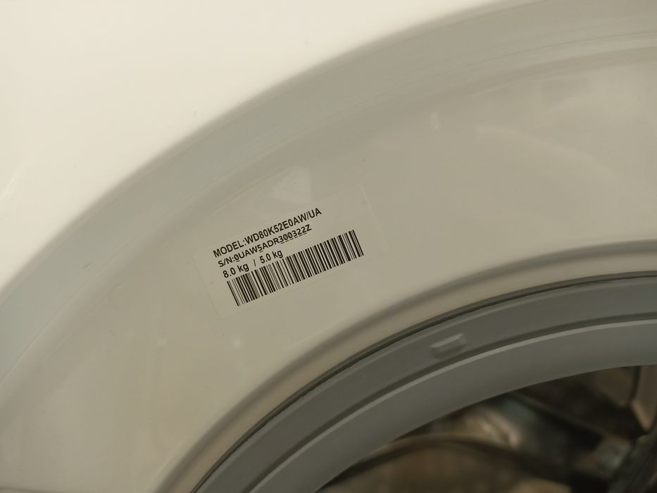 Прально сушильна машина Samsung WD 80 K 52E0 AW