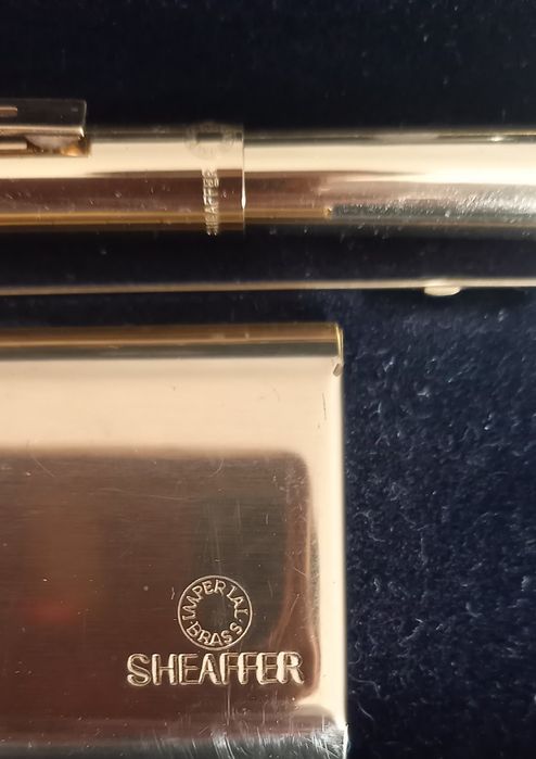 Винтажная ручка с золотым пером SHEAFFER