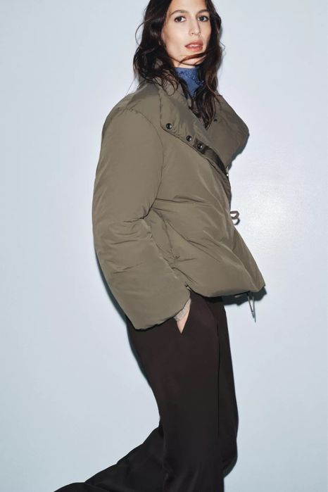 Куртка Zara M, хакі