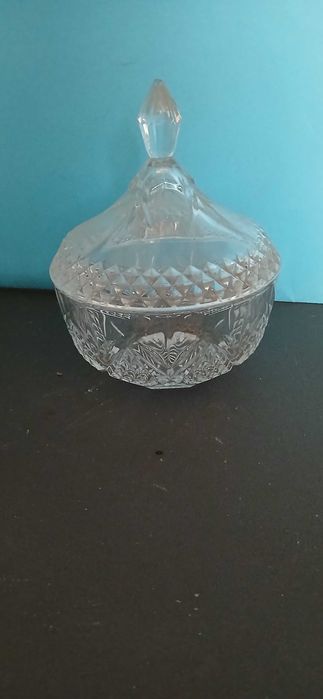 Crystal candy box with lid464888168092149761