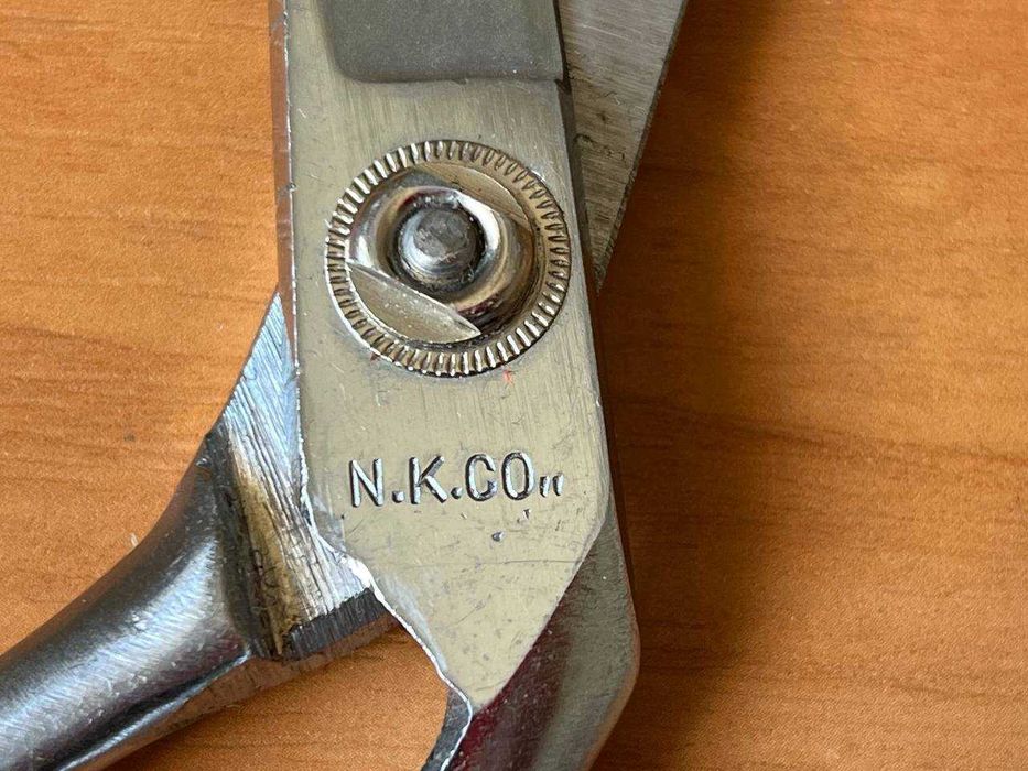 Винтажные портновские ножницы N.K.CO. с мерной шкалой (Япония/Ретро)