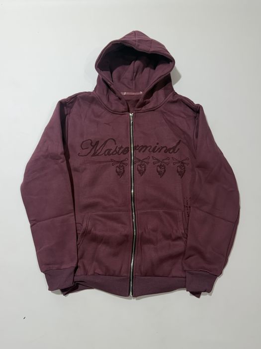 зип худи Mastermind x Travis Scott Pink Zip Hoodie