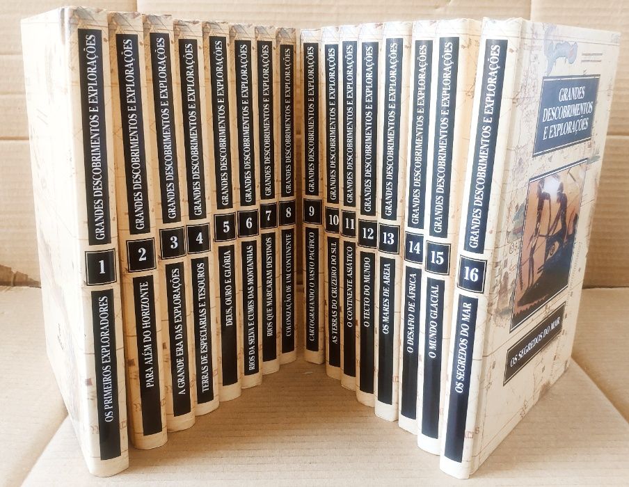 GRANDES DESCOBRIMENTOS E EXPLORAÇÕES - 16 Volumes