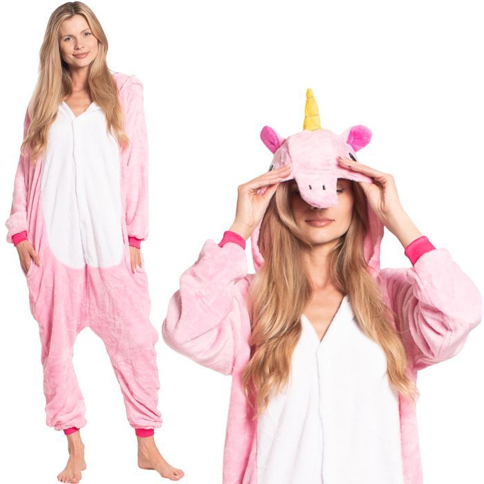 Piżama Damska Kombinezon Kigurumi Onesie Pegaz Różowy 165-175 cm L