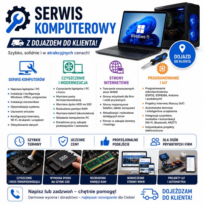 Mobilny serwis komputerowy