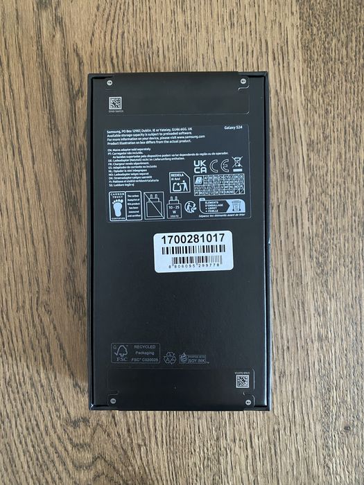 Samsung galaxy s24 128gb - preto - novo