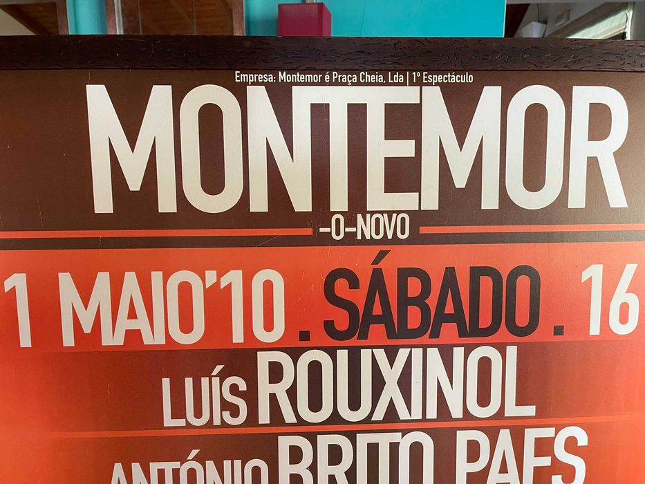 Cartaz Tauromáquico Grande "Montemor-o-Novo" (2010) - Emoldurado