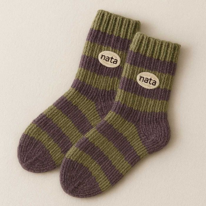 Носочки на заказ .натуральная нить